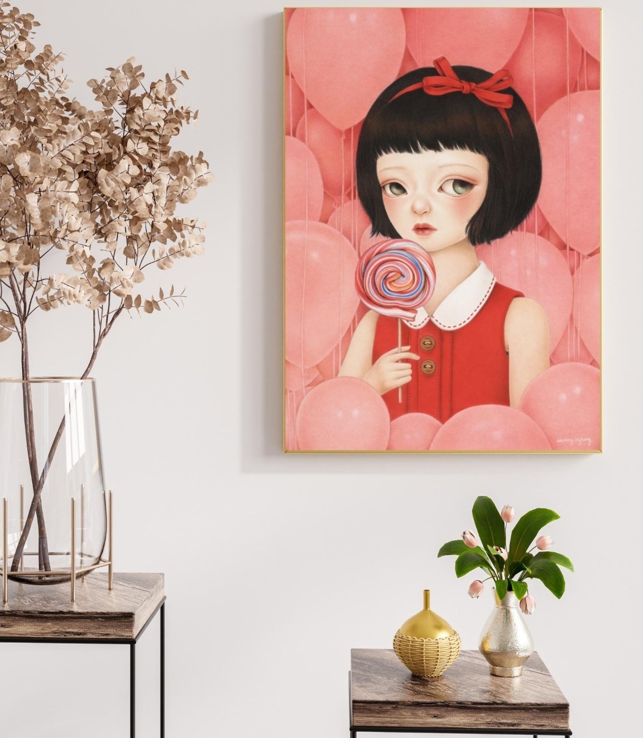 암경험자와 가족들이 모여 만든 캔드림협동조합이 예비사회적기업인 후불제 상조회사 예담라이프(대표 신선철)와 함께 진행하는 ‘앎경험자 나의 이야기’ 공모전 2회 수상자로 난소암 경험자인 김예린 씨가 선정됐다. 김예린 씨에게 선물로 제공되는 캔드림협동조합 황세정 조합원(작가)의 '캔디'(오른쪽 위, 아크릴 프린팅).